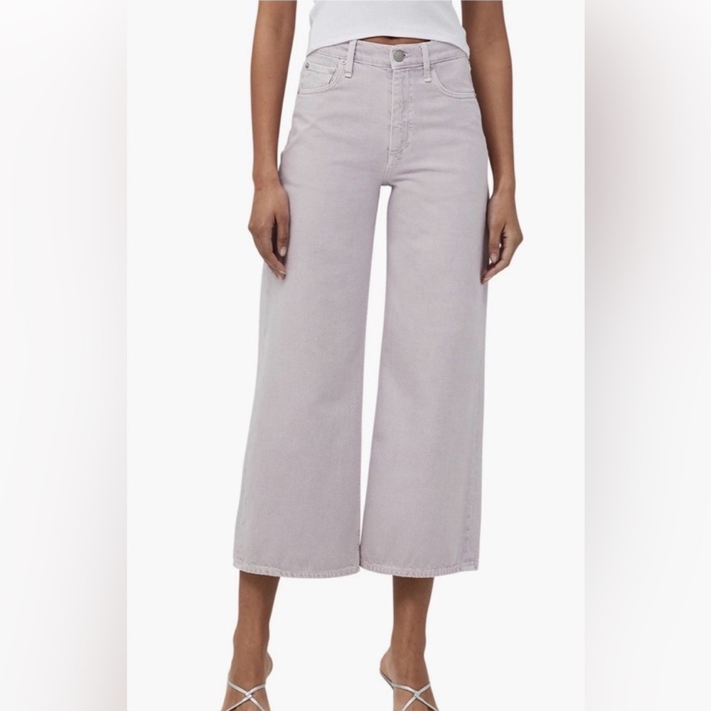 Rag & Bone Andi High Rise Wide Leg Jeans Lavender Size 29